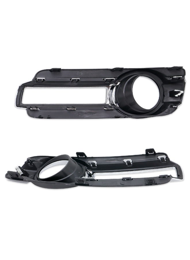 DLAA Pack of 2 Front Daytime Running MB812L2L-1 LED Black Frame Fog Lamp & Chrome Rim Only with Wires Suitable for Pajero 2015 | 1 Year International Warranty - Image 3